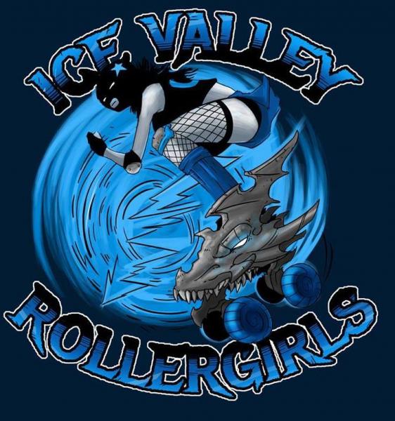 Ice Valley Rollergirls logo